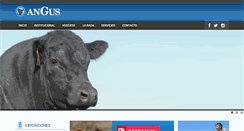 Desktop Screenshot of angus.org.ar