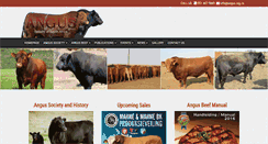 Desktop Screenshot of angus.org.za