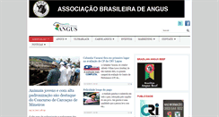 Desktop Screenshot of angus.org.br