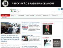 Tablet Screenshot of angus.org.br