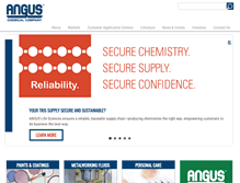 Tablet Screenshot of angus.com